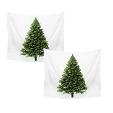 Xubond Christmas Fabric Tapestry Wall Hanging, Art Print for Dorm, Party Decor, Sofa Blanket - Compatible with Christmas Festival