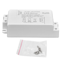 Veiligheids- en beschermingsfuncties: Compacte LED-transformator met constante spanningsdriver voor G4-lampen, LED-strips en CCTV-systemen.