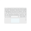 10inches Touchpad Bluetooth Keyboard Compatible with Windows, IPadOS, Android, and IOS English White 2