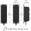 Surface Mounted Power Strip 3 AC Grounded Outlets Mountable Power Strip Socket Adapt to Deak Conference Table Wall 2