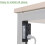 Surface Mounted Power Strip 3 AC Grounded Outlets Mountable Power Strip Socket Adapt to Deak Conference Table Wall 5