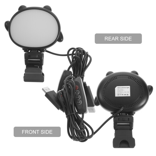 Clip on Camera Light Video Conference SLR Adjustable Plastic 1