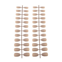 1 Set Ultra-thin Ballet False Nails Plastic Exquisite Fake Nails for Women Girls