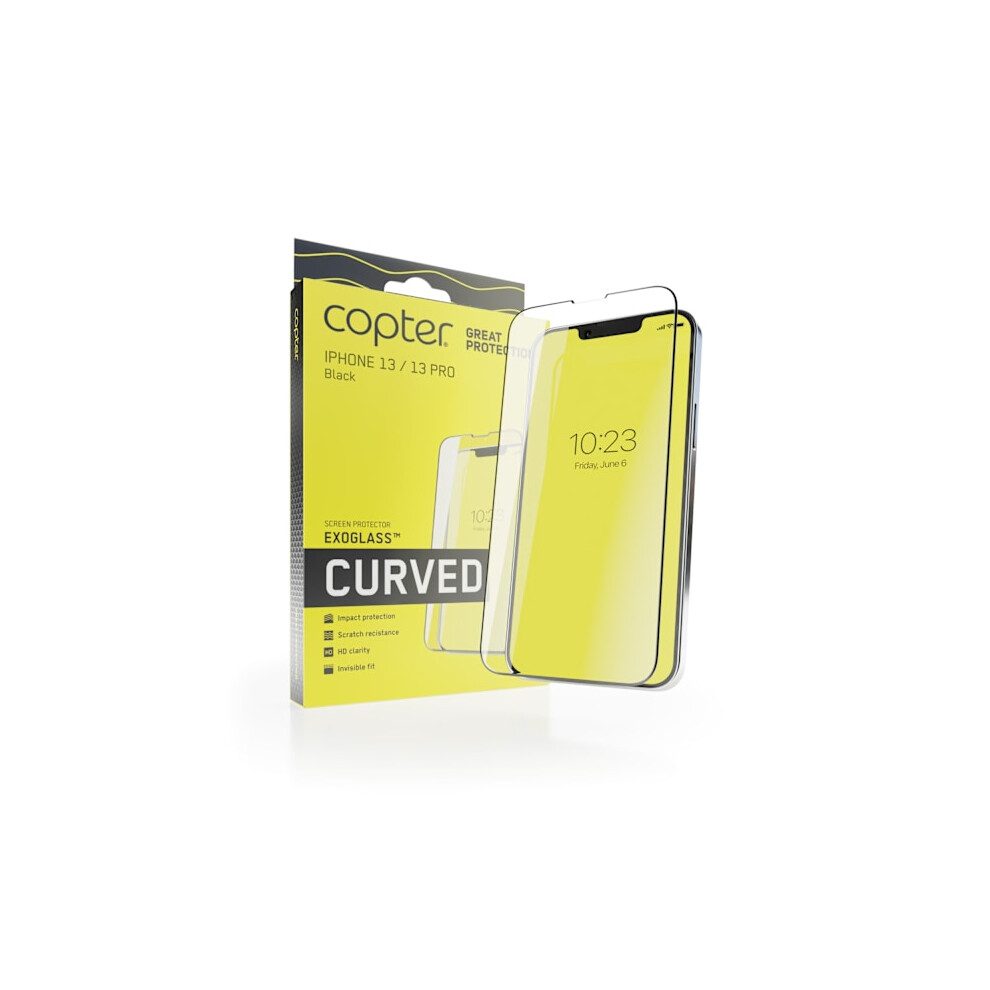 Copter Exoglass Curved Screen Protector Compatible With Iphone 14 / 13 / 13 Pro 9110895426197