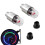 2-Pack Luminous Bicycle/Moped/Wheel Valve Blue 1