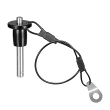 High Quality Stainless Steel Multi Size with 25cm Wire Ball Locking Pins Push-Button Locking Quick Release Pin 6X20MM
