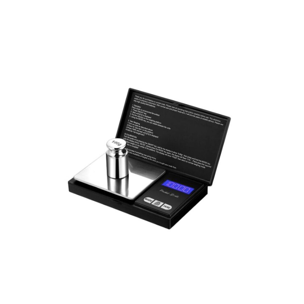 Digital Pocket Scale, Pocket Scale, Jewelry Scale 0.01 - 200G Black 9110895427026