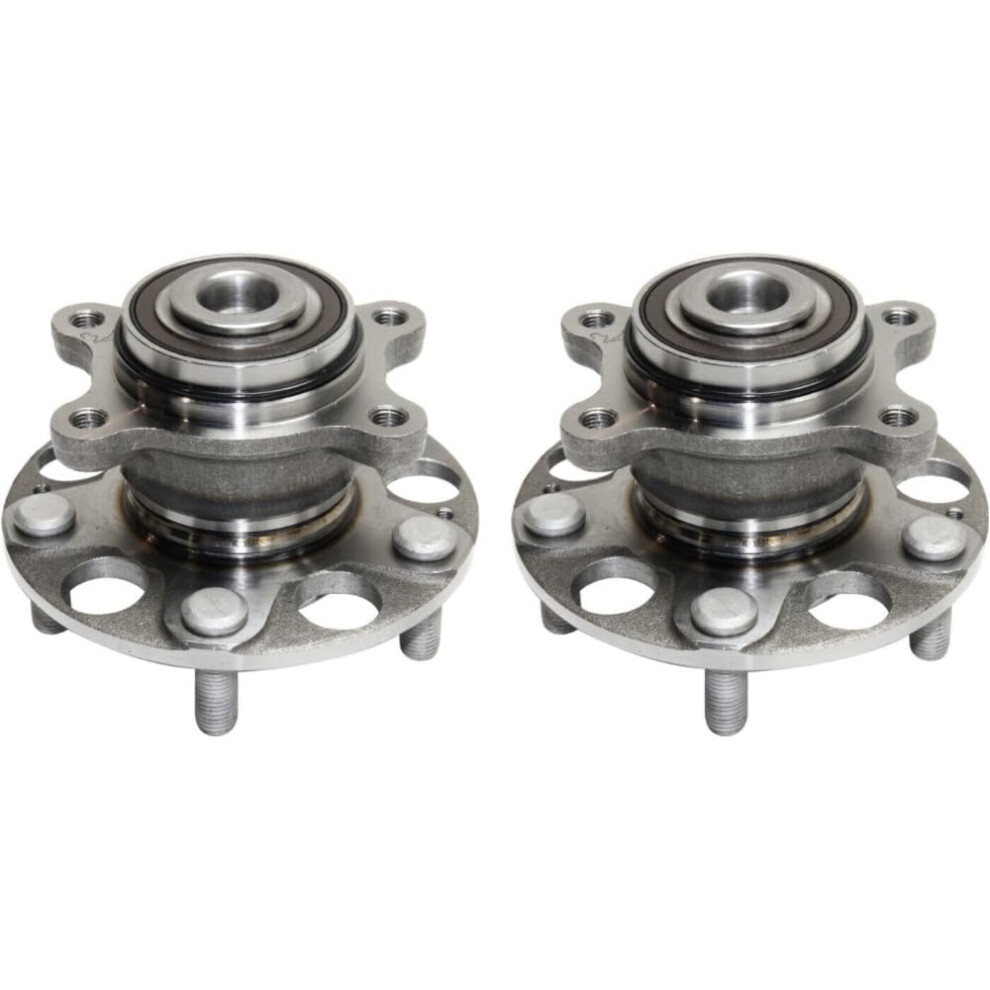 2Pcs Rear Wheel Hub Bearing Assembly With Abs Sensor 5 Lug For Honda Civic 1.8L 20062011 9070919165061