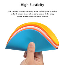 10er Pack Hoch Elastische PE Markierungsfähnchen, 15,5 cm, Bunte Farben