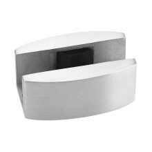 Floor Bottom Guide for Frameless Glass Doors 304 Stainless Steel 2.5 inch