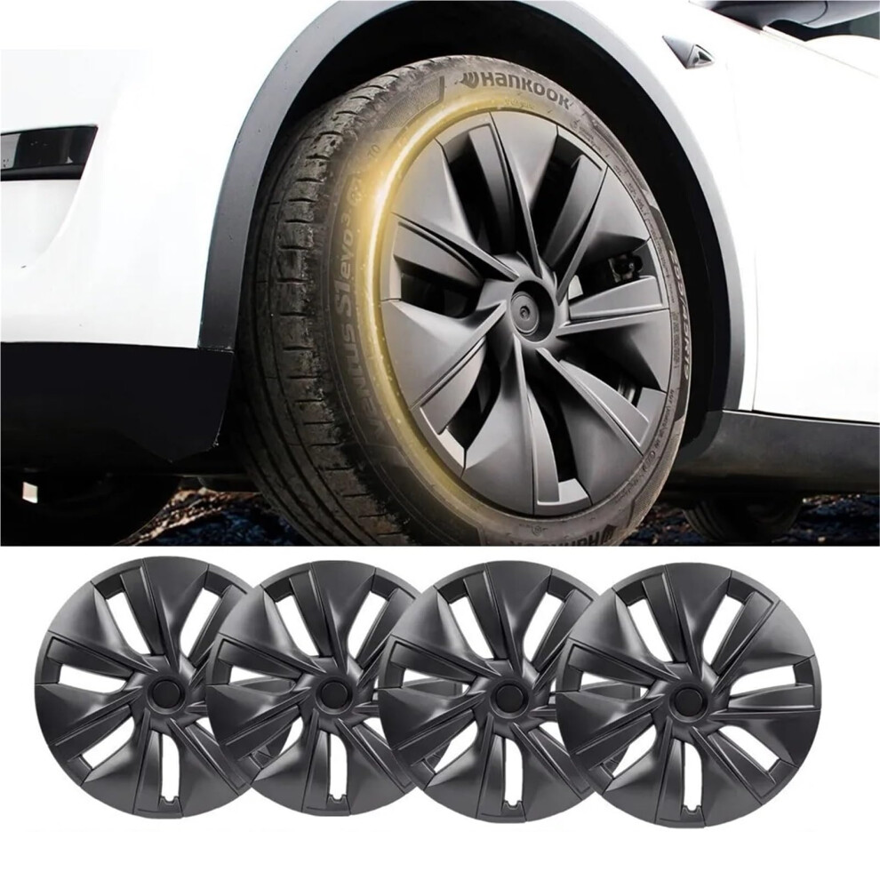 Wheel Caps 19 Inch Hub Caps Exact Fit Replacement For Tesla Model Y 20182023 Durable Snapin 9070919165450