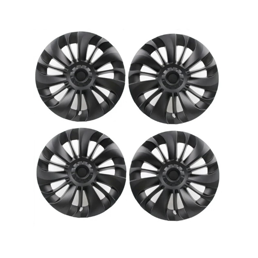 19 Inch Hub Caps Set Of 4 Full Rim Coverage Wheel Covers For Tesla Model Y 2024 Replacement 9070919165528
