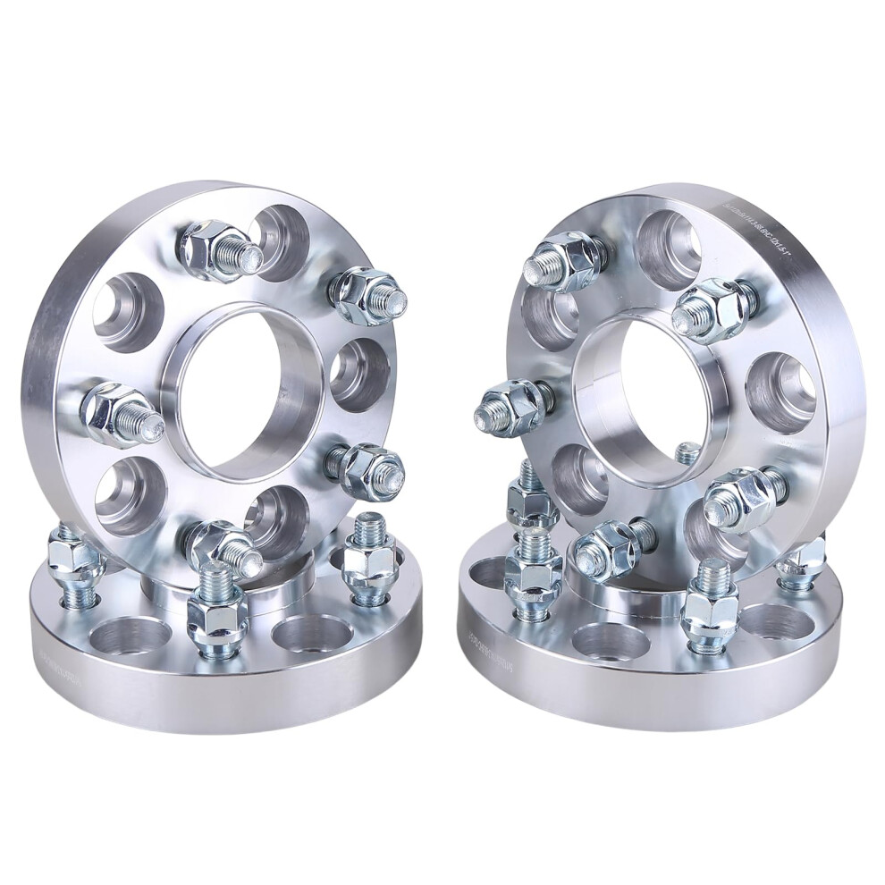 4Pcs 5X112 To 5X114.3 Wheel Adapters 1 Inch Hubcentric Spacers 66.6Mm To 60.1Mm Bore Conversion 9070919165573