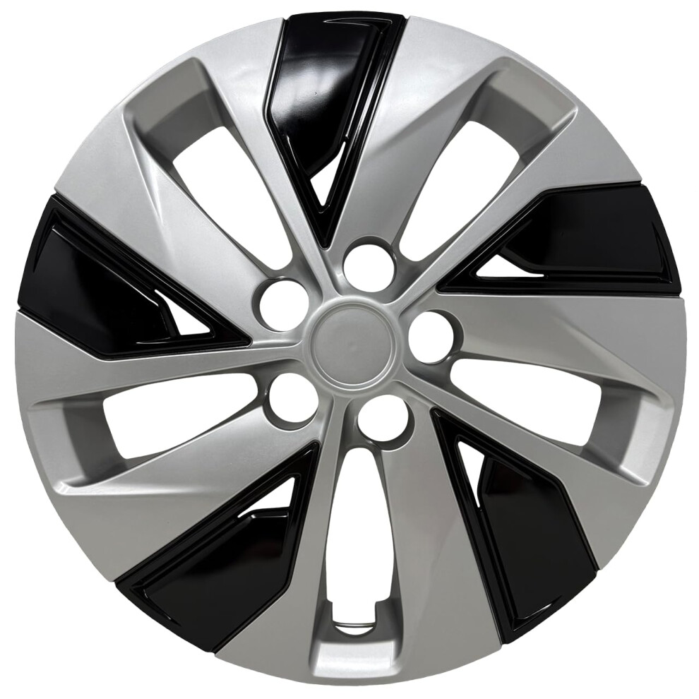 Hubcap For Nissan Altima 20192023 16 Inch Wheel Cover Directfit Durable Finish Silver/Black 9070919165658