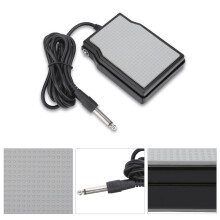 Elektronisches Keyboard Sustain-Pedal Dämpfer für Digitalpiano Weiß 145x115x42mm