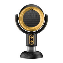 Rechargeable Portable Cooker Hood Black Gold for BBQ and Indoor Kitchen Tabletop Cooking