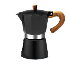 Classic Italian Stovetop Espresso Maker 300ml White Moka Pot for Cappuccino Authentic Design