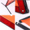 3 Pack Emergency Warning Triangle Kit with  DayNight Visibility and Foldable Stable Legs 4