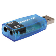 lulshou Audio Adapter Sound card 5.1 USB To 3.5mm mic headphone Stereo Headset