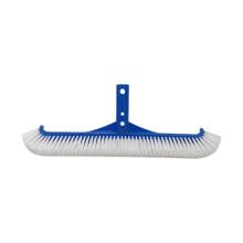 IMCBSTT Swimming Pool Brush Swimming Brush 18-Inch Pool Brush with Plastic Bristles on Both Sides Blue Pool Cleaning Brush
