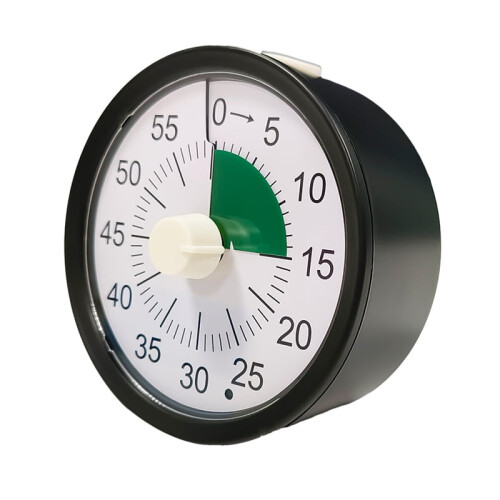 60 Minute Visual for Kids, Visual Countdown for Classroom Office Kitchen with Silent Operation B