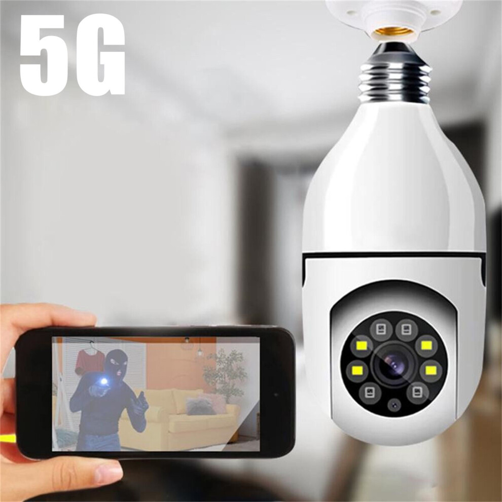 Kiplyki Wholesale 5G Home Remote Surveillance Camera 360-Degree Panoramic View Smart High-Definition Bulb-Type Surveillance Camera Hd Night Vision 9389440600041