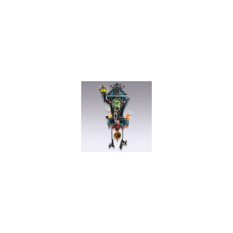 The Nightmare Before Christmas Cuckoo Clock - Halloween Wall Clock, Halloween Decoration (1 pc)