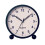 Silent Analog Alarm Clock Round - Black 2