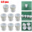HARFELL 4/8pc White Egg Cup Holder Hard Soft Boiled Eggs Holders Cups Kitchen Breakfast 4