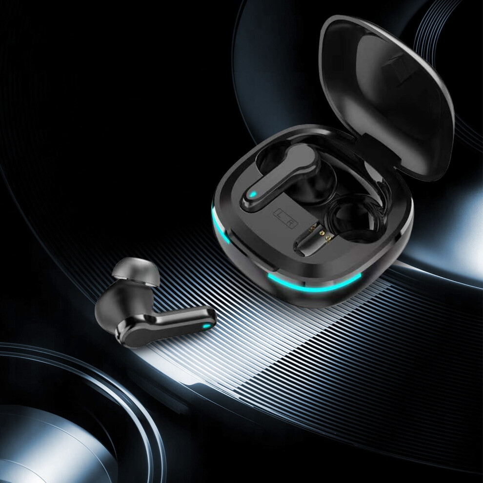 Avtoify Noise Canceling In-Ear Wireless Bluetooth Headset Bt5.3 Gaming Streaming Headset Light/Black 9389440736917