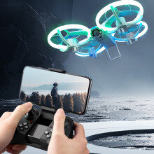 Drone LED Running Lights Camera Head 6K HD Aerial Photography Quadcopter Remote Control Airplane Toys, Electronics Gadgets