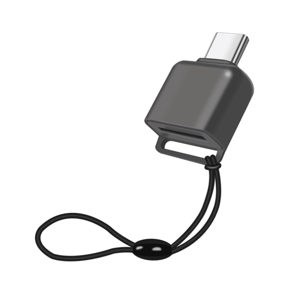 Jixopn Type C Micro Sd/Tf Card Reader Usb C Tf Card Reader Usb C Memory Reader Adapter Gray 9389440737587