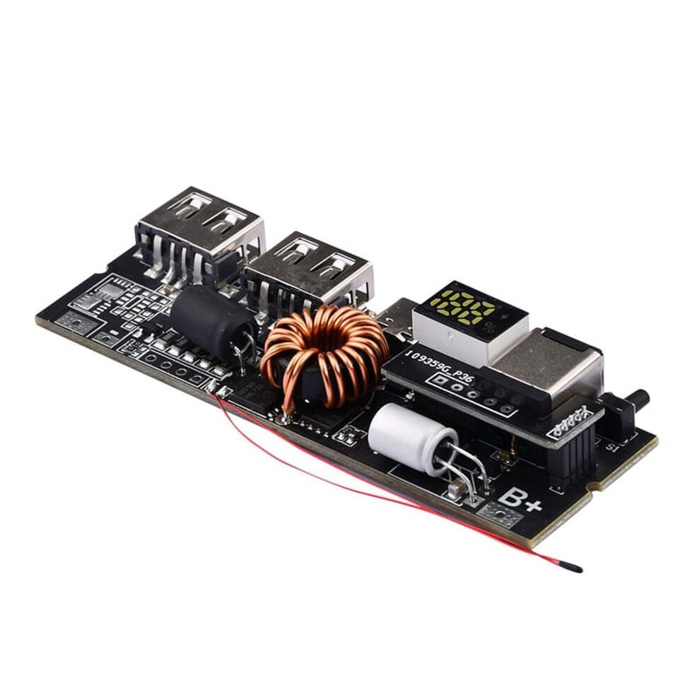 Pd 4S 100W Power Bank 6-Port 21700 Two-Way Fast Charging Mobile Power Module For High Capacity 18650 Battery Assemble 9389440738386