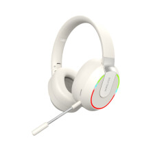 Tarmeek Wireless Headphones Bluetooth 5.1, Low Latency Esports Headset 20H Playtime Foldable Lightweight with Mic, Compatible with iOS/Android