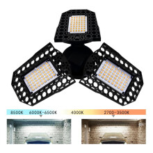 High Bay Light Cap- lamp LED Deformation Folding Three- Leaf Garage Lamp for Basement Workshop ( 40W, Warm White )
