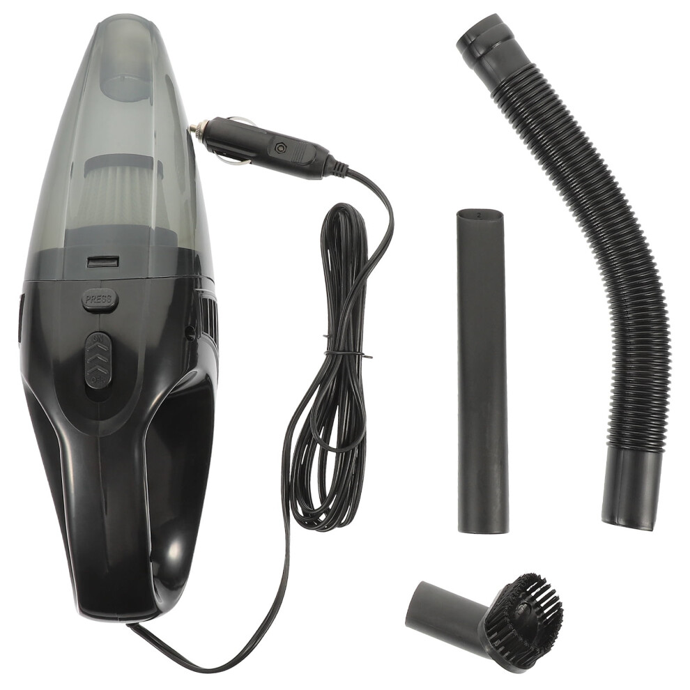 Mizh Wired Handheld Dust Busters Wet And Dry Portable Auto Vacuum Cleaner For Car (Black) Black 9389440739321