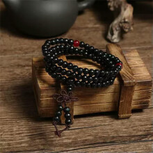 RSAMD 108 Buddha Beads 6mm Sandalwood Bead Bracelet Necklace Women Men Jewelry Gift-#9