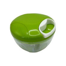 Manual Meat Grinder and Vegetable Chopper 900ml Hand Crank Mincer Garlic Press for Kitchen