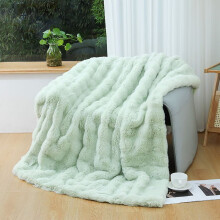 Off White Fleece Throw Blanket 50x70 Inches, Soft Cozy 3D Jacquard Flannel, Lightweight Warm Plush for Couch Bed All Seasons A272