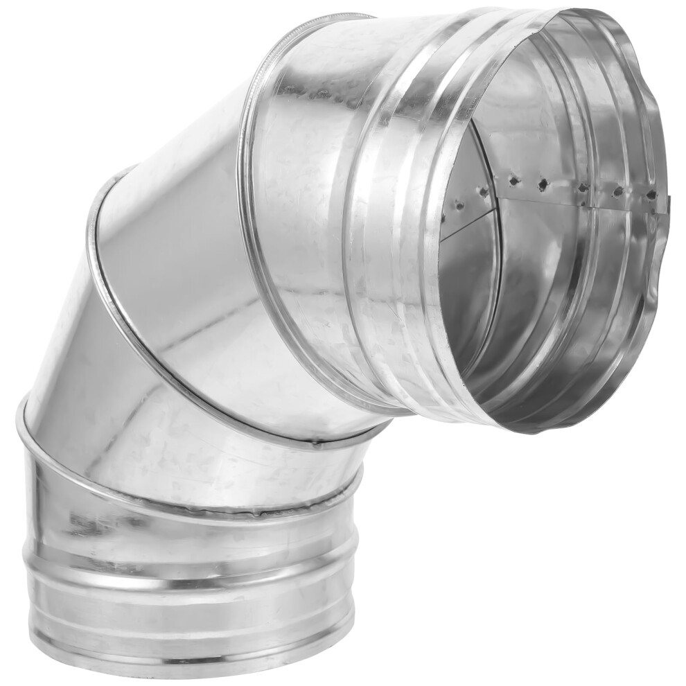 Metal Stove Pipe Flue Extension Elbow Chimney Pipe 90 Elbow Stove Pipe For Outdoor 9389440740372
