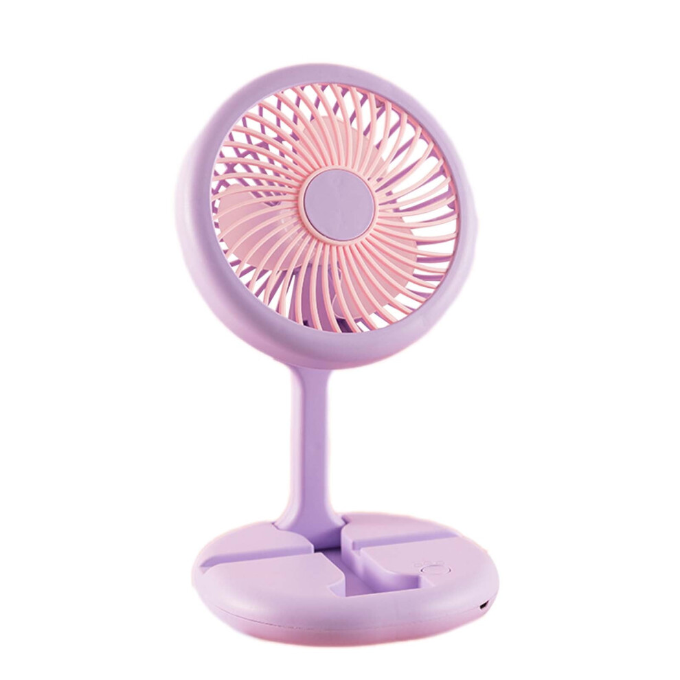 Gnobogi Foldable Usb Rechargeable Handheld Small Fan With Cell Phone Stand Desktop Fan On Clearance 9389440740457