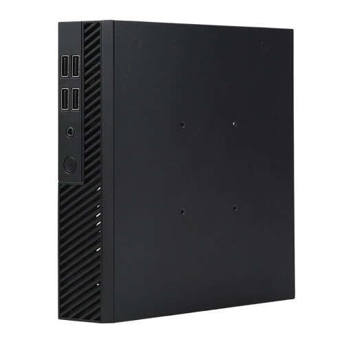 Mini itx desktop computer mini case can Thin Half Height Quick Heat Dissipation Supporting VESA 1