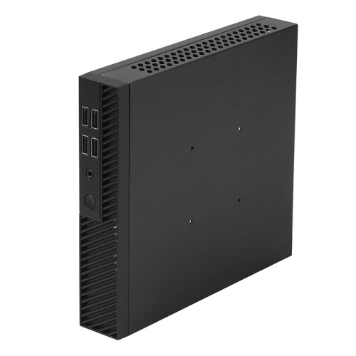 Mini itx desktop computer mini case can Thin Half Height Quick Heat Dissipation Supporting VESA 2
