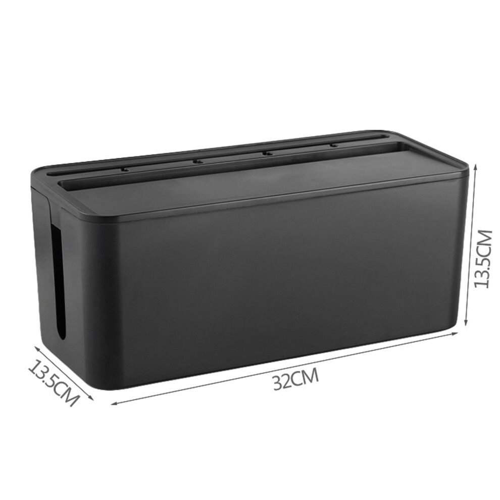 Poaug Kitchen Storage Clearance New Popular Multifunctional Convenient Home Power Socket Storage Box 1Pc On Sale Kitchen Black 9110895433737