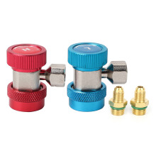 DEWIN AC Accessories, High & Low Pressure Quick Connect Coupler Adapter, Refrigerant Fittings compatible with AC tools