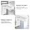 2Pcs Wall Light Splash-Proof Box Wall Socket Dust-proof Box 2