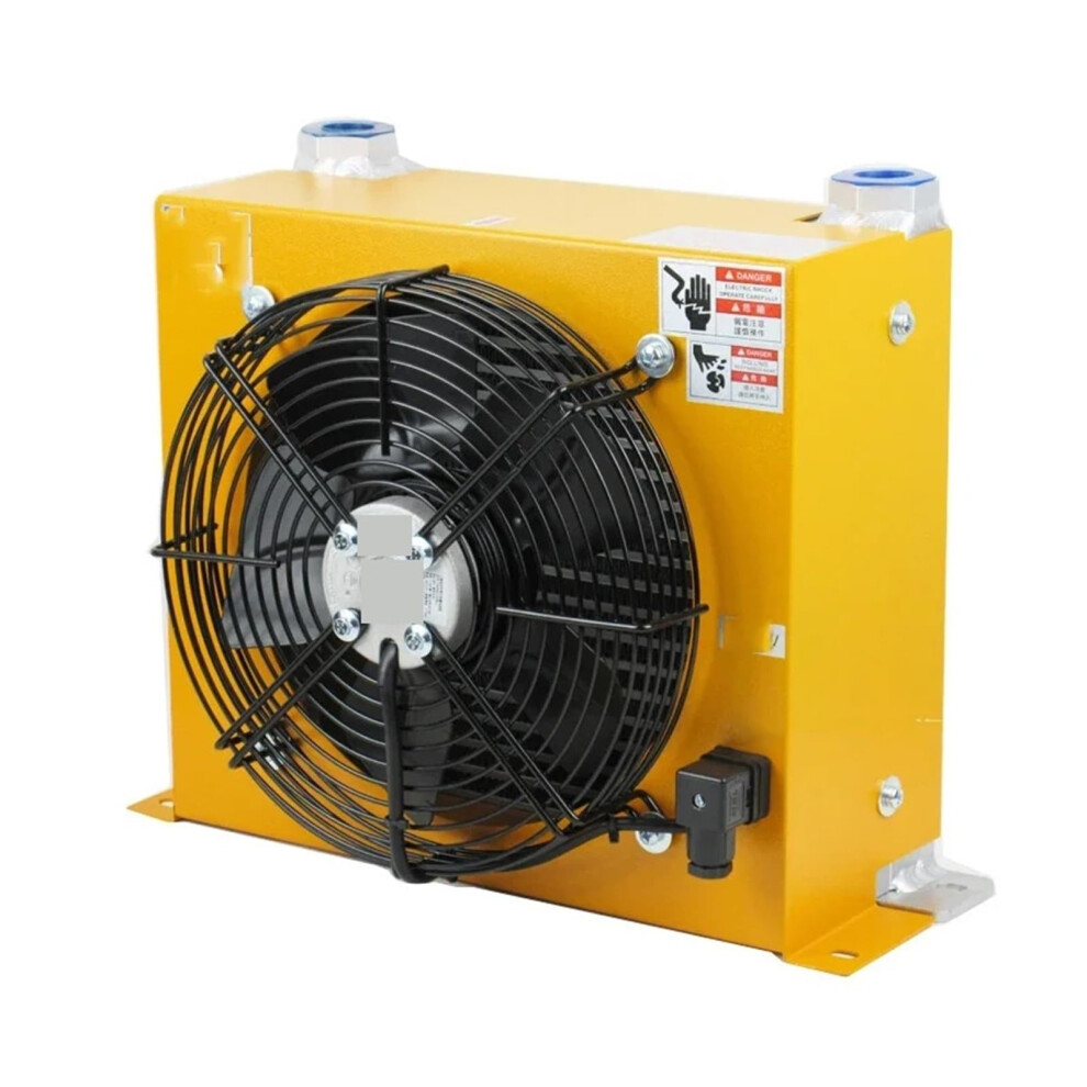 24V Hydraulic Oil Cooler For Truckmounted Crane With Flow Capacity And Rapid Temperature Reduction Yellow 9070919170782