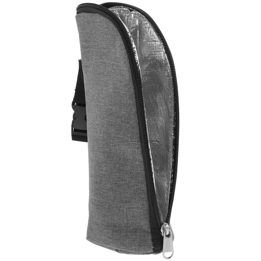 Thermal Bottle Bag with Secure Zipper Insulation, Travel Insulated Milk Bottle Carrier for Stroller