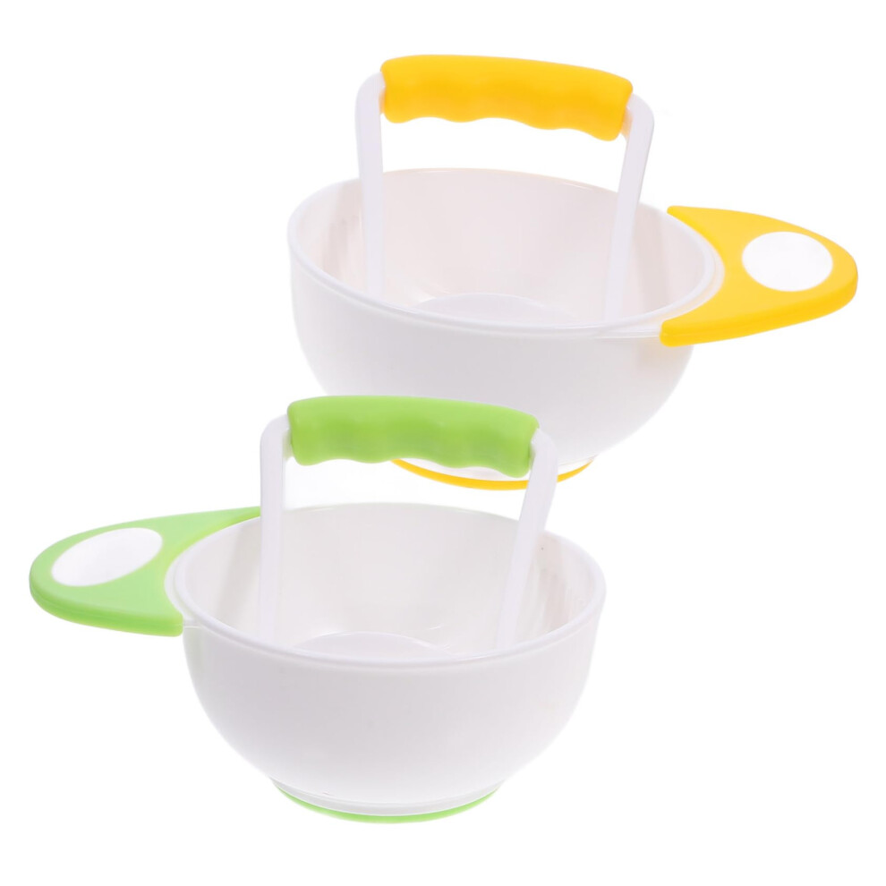 Manual Food Grinder Bowl Set with Ergonomic Grip, Non Slip Base, Dishwasher Safe for Baby Food