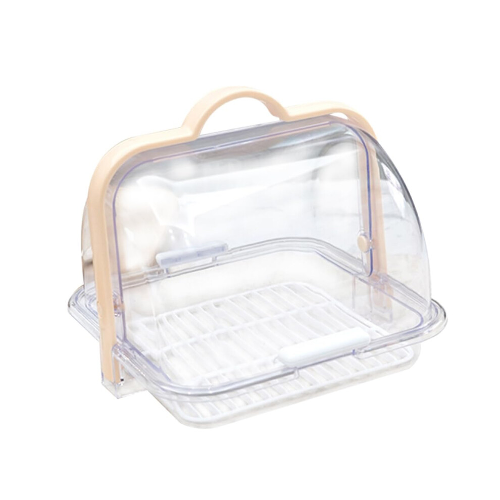 Baby Bottle Drying Rack with Lid, Compact Organizer with Drain Tray for Bottles and Pacifiers